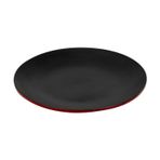 Lava Döküm Yuvarlak Servis Tabağı Çap(Ø)21Cm.-Bordo