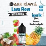 Lava Flow Naked Mix Aroma Çilek Ananas Hindistan Cevizi Gıda Aroması 10 ml