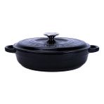 Lava LV Y ST3 28 YK3 BL New Heritage Serisi Çok Amaçlı 28 cm Siyah Döküm Yuvarlak Yayvan Tencere