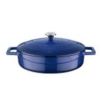 Lava Metal Döküm Çok Amaçlı Yayvan Tencere, Trendy, 24 cm, 2.47 L, Mavi