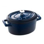Lava Metal Oval Mini Tencere, Mavi