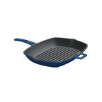 Lava Metal Saplı 26x32 cm Mavi Izgara Tava