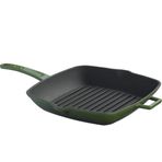 Lava Metal Saplı 28x28 cm Yeşil Izgara Tava