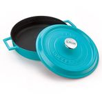 Lava Metal Spring Serisi Turkuaz 28 cm Döküm Çok Amaçlı Tencere