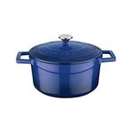 Lava Metal Yuvarlak Tencere, 22 cm, Mavi