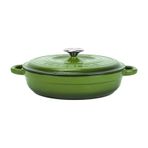 Lava New Heritage Serisi Döküm Çok Amaçlı Yayvan Tencere 28 CM Çap yesil