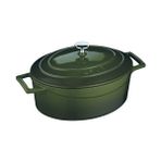Lava Oval Tencere - Çap(Ø)25 cm. Yeşil