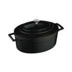 Lava Oval Tencere - Çap(Ø)27 Cm. Siyah
