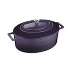 Lava Oval Tencere - Çap(Ø)29 cm. Mor