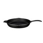 Lava Siyah 30 cm Yuvarlak Metal Saplı Döküm Kızartma Tavası