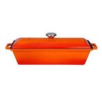 Lava Terrine Serisi 11x29 cm Turuncu Döküm Ekmek Tenceresi