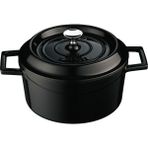 Lava Trendy 12 cm Siyah Yuvarlak Tencere