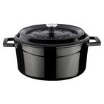 Lava Trendy 32 cm Siyah Yuvarlak Tencere
