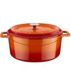 Lava Trendy 32 cm Turuncu Yuvarlak Tencere