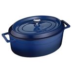 Lava Trendy Mavi 23x29 cm Oval Tencere