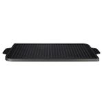 Lava Yekpare 26x47 cm Çift Yön Hot Plate Döküm Çift Kulplu Dikdörtgen Izgara Tava