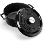 Lava Yuvarlak 28 cm Derin Tencere Trendy - Siyah