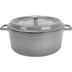 Lava Yuvarlak Döküm Trendy 28 cm Tencere Gri