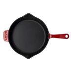 Lava Yuvarlak Metal Saplı 28 cm Kırmızı Döküm Kızartma Tavası