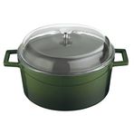 Lava Yuvarlak Tencere -Çap(Ø)24 Cm. Yeşil