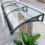 Lavabo Çatısı, Dış Kapılar için Polikarbonat Güneşlik Perdesi, Güneş Koruması için Kavisli Gölgelik, Ön Kapı Barınağı, Veranda, Balkon, Anti-UV Örtüsü, Yağmur ve Kar