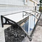 Lavabo Tentesi, Kapı ve Pencere için Polikarbonat Güneşlik Perdesi, Modern Ön Kapı Gölgeliği, Dış Veranda Koruyucu Gölgelik, Güneşten Korunma, Kapı Örtüsü