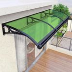Lavabo Tentesi, Ön Kapı, Pencere ve Balkon için Dış Mekan Güneş Perdesi - Veranda için Yeşil Kapak 60 x 80 cm (23,62 x 31,5 inç) - Nane için Hava Koşullarına Dayanıklı Koruma