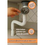 Lavabo Ve Evye Sifonu 150 Cm Körüklü Lavabo Evye Hortumu Pis Su Gideri Borusu