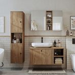 Lavabolu Mdf 95 Cm Lotus Çekmeceli Banyo Dolabı Atlantik Çam