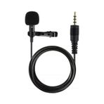 Lavalier Yaka Mikrofonu 3.5 mm. AUX Canlı Yayın Youtube 119 siyah