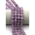 Lavander Ametist (Aa Kalite) Doğal Taş Dizi 10 Mm Küre Kesim