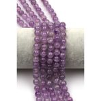 Lavander Ametist (Aa Kalite) Doğal Taş Dizi 8 Mm Küre Kesim