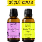 Lavanta Yağı ve Limon Yağı (10ML 10ML) - %100 Seyreltilmemiş, Doğal Uçucu Yağlar - 100 ml