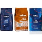 Lavazza Çekirdek Kahve 3’lü Blue&Brown Set - 3 kg - Cafe Crema