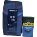 Lavazza Crema E Aroma Çekirdek Kahve 1 Kg + Fındık Aromalı Filtre Kahve 250 Gr