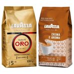 Lavazza Qualità Oro + Crema E Aramo Çekirdek Kahve (1000GR) 2'li Paket - 1 kg