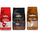Lavazza Qualità Rossa + Crema E Aramo + Espresso Barista Gran Crema Çekirdek Kahve 1kg | 3'lü Paket - 3 kg