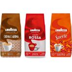 Lavazza Qualità Rossa + Suerte + Crema E Aroma Çekirdek Kahve 1kg | 3'lü Paket - 3 kg