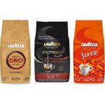 Lavazza Qualita Oro, Espresso Barista Gran Crema, Suerte Çekirdek Kahve 1 kg | 3'lü Paket - 3 kg