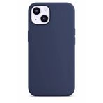 Lavderuar iPhone 14 Plus / 15 Plus ile Uyumlu İçi Kadife Lansman Silikon Kılıf – Kamera Korumalı, Darbe Emici, Premium Yumuşak Kapak Lacivert