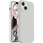 Lavderuar iPhone 14 Plus / 15 Plus ile Uyumlu İçi Kadife Lansman Silikon Kılıf – Kamera Korumalı, Darbe Emici, Premium Yumuşak Kapak Taş