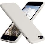 Lavderuar iPhone 7 Plus / 8 Plus ile Uyumlu İçi Kadife Lansman Silikon Kılıf – Kamera Korumalı, Darbe Emici, Premium Yumuşak Kapak Gri