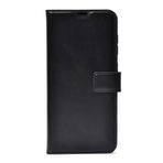 Lavderuar Reeder S23 Pro Max Uyumlu Siyah Deri Görünümlü Manyetik Tam Koruma Cüzdan Kartlık Şık Telefon Kabı Stand Özellikli Kapaklı Kılıf