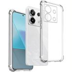Lavderuar Xiaomi Note 13 Pro 5G İle Uyumlu Yüksek Kalite Köşe Korumalı Darbe Emici Yapı Şeffaf Silikon Telefon Kılıfı-SR