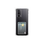 Lavderuar Xiaomi Poco F5 Pro İle Uyumlu Yüksek Kalite Özel Kartlıklı Şeffaf Telefon Kılıfı – Arka Cepli Cüzdanlı Silikon Koruyucu Kapak, Darbe Emici Esnek TPU, Günlük Kullanıma Uygun SZR03