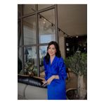 LAVENDEL Abehlia Dalya Kadın Saks Mavisi Abiye/elbise