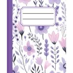 Lavender Dreams Composition Note Book: Where Notes Bloom and Ideas Flourish, 110 pages long, 7.5x 9.25 inches| I deal for Creative writing students, Design Majors, women and teens