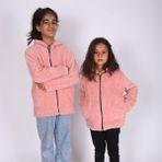 Lavin Welsoft Peluş Unisex Çocuk Ceketi - 50P-Pembe - 11 - 12 Yaş