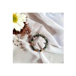 Lavinia Atelier Unisex Yeşil Hint Akik Doğal Taş Bileklik HNT01