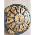 Lavintadesign Kişiye Özel Ahşap Duvar Saati 40 Cm